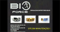 Desktop Screenshot of bioforce.com.br