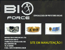 Tablet Screenshot of bioforce.com.br